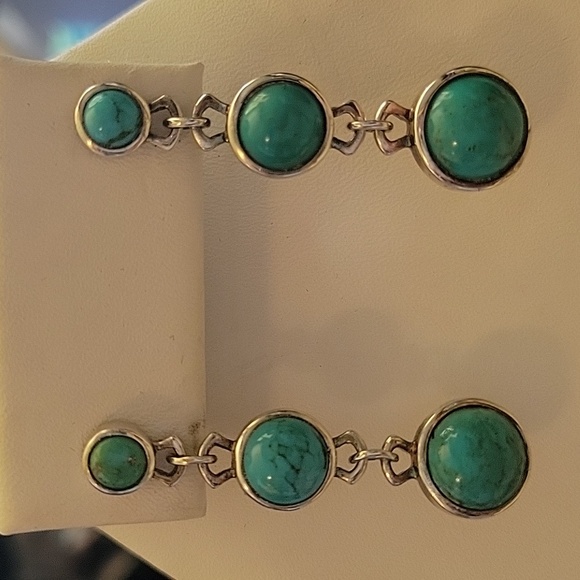 Whitney Kelly 925 Turquoise Earrings - Picture 2 of 7